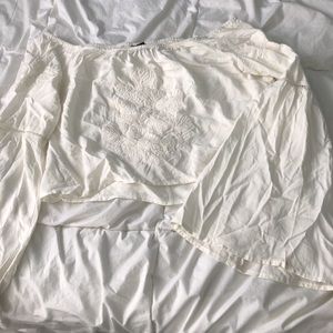 White Bell-Sleeve Top!